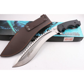 Todd Berger black Mamba Derndroaspis Polylepis Whale hunting machete with sanding surface UD404450